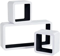Comnox - BukkitBow Kubus Planken - Set van 3 Wandplanken - Stijlvolle Opbergruimte