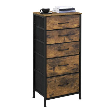 BukkitBow - Ladekast - Gefabriceerd Hout - 5 Stoffen Lades - Lichtgewicht - Stabiel - Multifunctioneel
