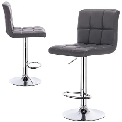 BukkitBow - Lederen Barkrukken - Metalen Frame - Ergonomisch met Rugleuning - Verstelbaar en Draaibaar - Zithoogte: 60-82CM