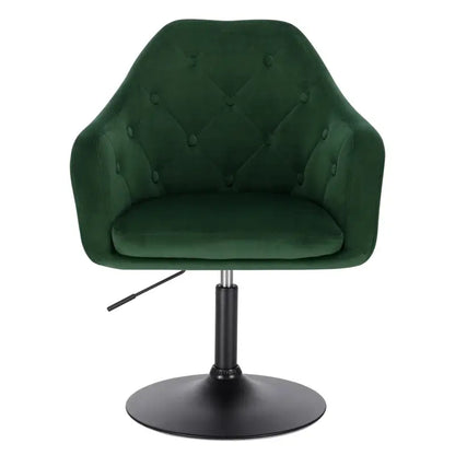 BukkitBow - Luxe Barkruk / Relaxstoel - Kunstleer of Fluweel en Verchroomd Staal - Verstelbaar en Draaibaar - Zithoogte: 46.5-62.5CM