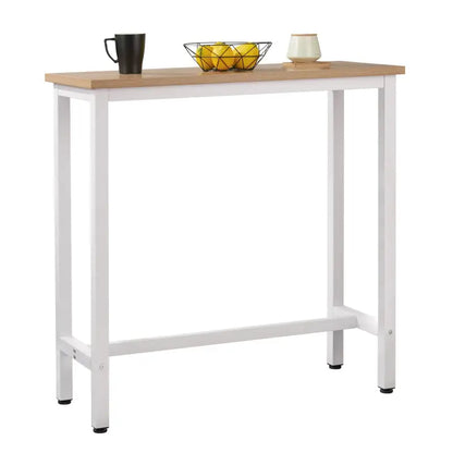 BukkitBow – Luxe Bartafel - Bartafel voor Binnen & Buiten – Metalen Bartafel – Rechthoekige Bar - 100x40x100 cm