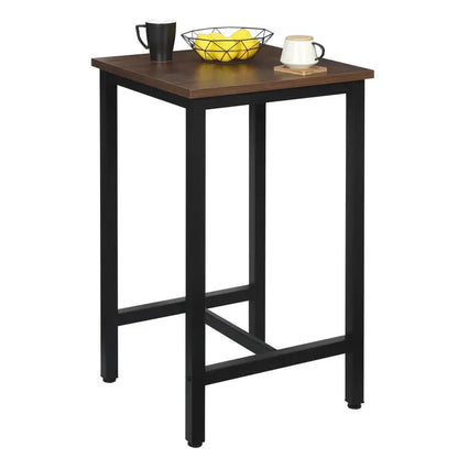 BukkitBow – Luxe Bartafel - Bartafel voor Binnen & Buiten – Metalen Bartafel – Vierkante Bar - 60x60x100 cm