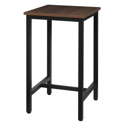 BukkitBow – Luxe Bartafel - Bartafel voor Binnen & Buiten – Metalen Bartafel – Vierkante Bar - 60x60x100 cm