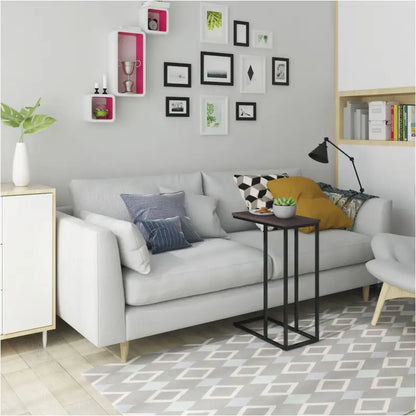 BukkitBow - Luxe Bijzettafel / Koffietafel - met Metalen Frame - Geschikt voor Laptop (63CM Hoog)