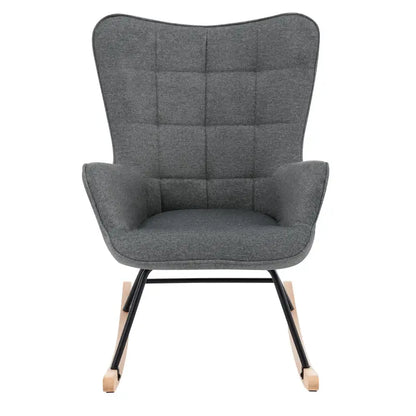 BukkitBow - Luxe Relaxstoel - Moderne Wing Fauteuil - met Stevige Metalen Poten - Met Zachte Ribfluwelen Bekleding - 46CM Zithoogte