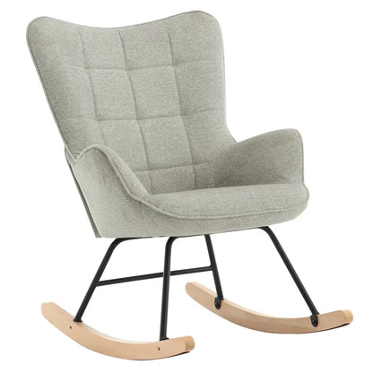 BukkitBow - Luxe Relaxstoel - Moderne Wing Fauteuil - met Stevige Metalen Poten - Met Zachte Ribfluwelen Bekleding - 46CM Zithoogte
