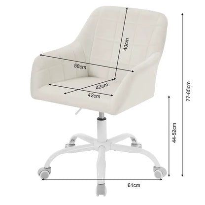 BukkitBow Moderne Bureaustoel - Ergonomisch Comfort - Verstelbare Hoogte