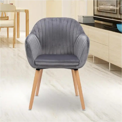 BukkitBow - Comfortabele Fluwelen Eetkamerstoelen - Set van 4