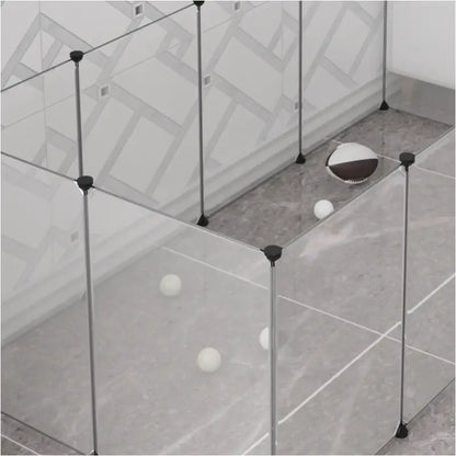 BukkitBow - Modulaire Knaagdieren Ren - Stevige Panelen - Konijn & Knaagdieren Ren - 100X200X70CM