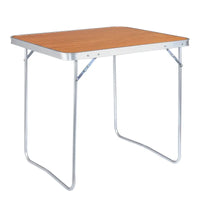 BukkitBow - Multifunctionele Camping Klaptafel - Stevig Aluminium - Ruimtebesparend en Draagbaar - Max 15 kg Belasting - 80x60x70cm