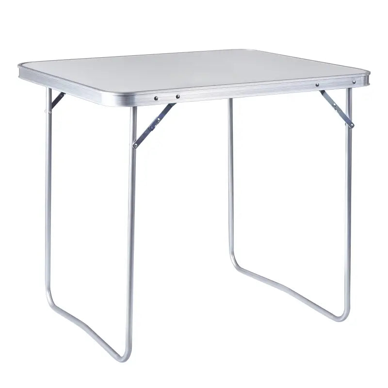 BukkitBow - Multifunctionele Camping Klaptafel - Stevig Aluminium - Ruimtebesparend en Draagbaar - Max 15 kg Belasting - 80x60x70cm