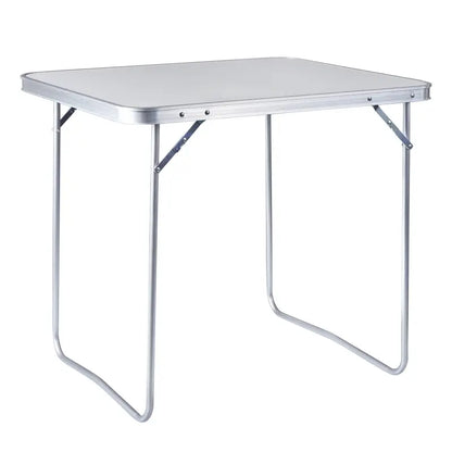 BukkitBow - Multifunctionele Camping Klaptafel - Stevig Aluminium - Ruimtebesparend en Draagbaar - Max 15 kg Belasting - 80x60x70cm