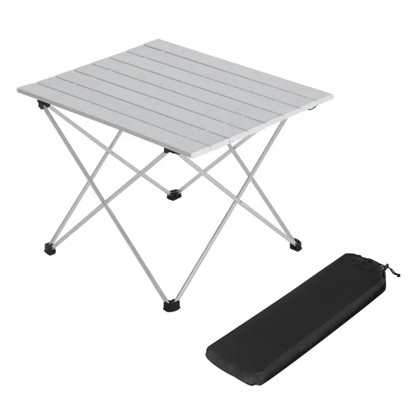 BukkitBow - Opvouwbare Aluminium Campingtafel - met Opbergtas - 46x40x56cm