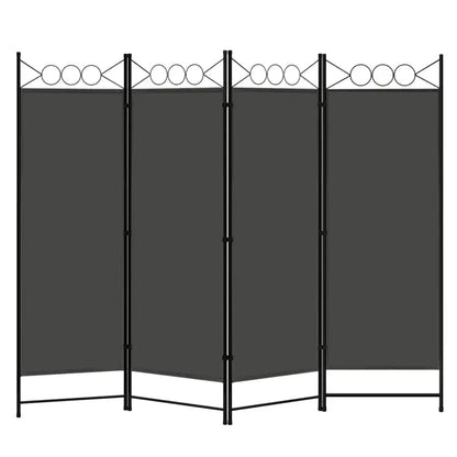 BukkitBow - Opvouwbare Kamer Verdeler / Kamerscherm - 167x172cm of 223x172cm - Donkergrijs