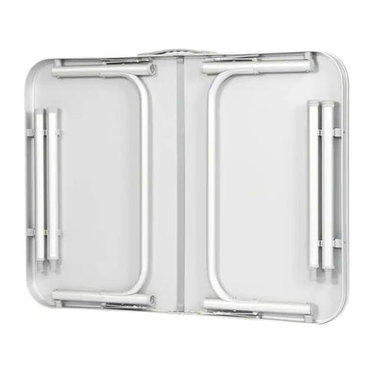 BukkitBow - Opvouwbare Kampeertafel - Instelbaar in Hoogte - 30kg Maximale Belasting - Lichtgewicht en Opvouwbaar - 75x55x(25-60)cm