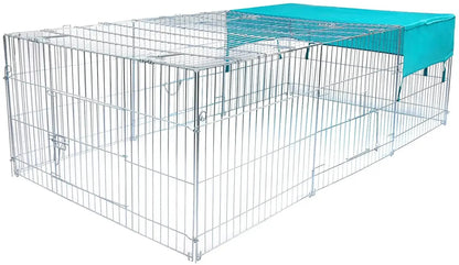 BukkitBow - Opvouwbare Metalen Dierenkooi - Met 3 Deuren - 180x120x60cm Of 216x116x65cm