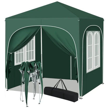 BukkitBow – Opvouwbare Partytent 2x2m – Oxford Stof en Metaal – UV-bestendig en Waterdicht – Verstelbaar in Hoogte