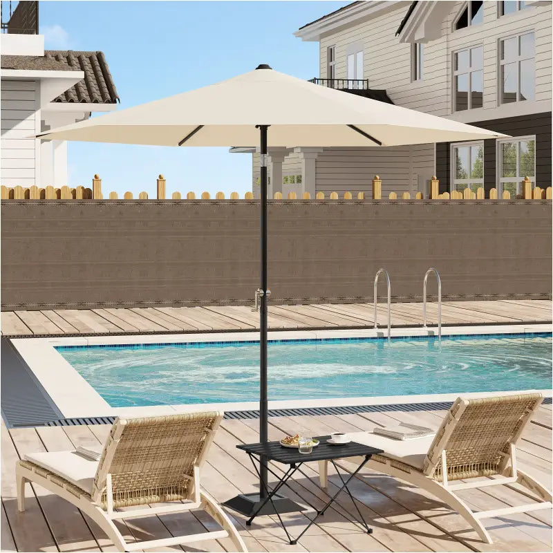 BukkitBow Parasol - UV-bestendig en waterdicht - 45 graden kantelbaar