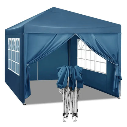 Comnox - BukkitBow Partytent met Zijwanden - Weerbestendig & Opvouwbaar - 300 x 300 cm