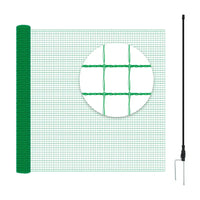 BukkitBow - Pluimveenet - Tuinhek - Campinghek - Afzethek - 53 g/m² PE - Groen