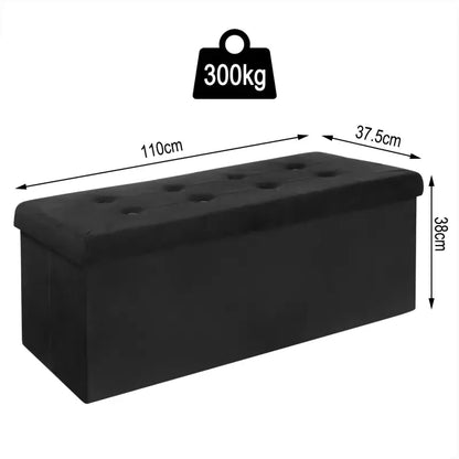 Comnox - BukkitBow Opbergkruk - Multifunctioneel Zitmeubel - 118L Capaciteit