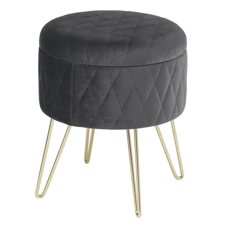 BukkitBow Opbergkruk - Luxe Zitplaats met Opbergruimte - 31.5x31.5x36CM