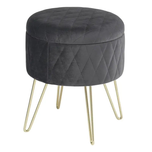 BukkitBow Opbergkruk - Luxe Zitplaats met Opbergruimte - 31.5x31.5x36CM