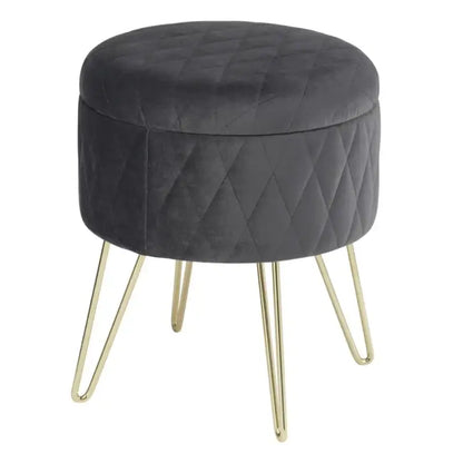 BukkitBow Opbergkruk - Luxe Zitplaats met Opbergruimte - 31.5x31.5x36CM
