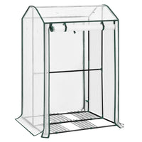 BukkitBow – Polytunnel Tuinkas – Winterproof Tunnel voor Groenten Teelt – Compacte Tuinkas met Groot Luik - 150x100x83CM