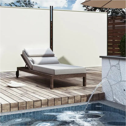 BukkitBow – Privacy Scherm 160g/m² Polyester – 180x177cm Stalen Frame – Voor Binnen en Buiten – Waterdicht en Zonbestendig
