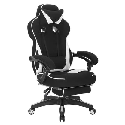 BukkitBow Racing Gaming Stoel - Ergonomisch Comfort - Verstelbaar met Voetensteun
