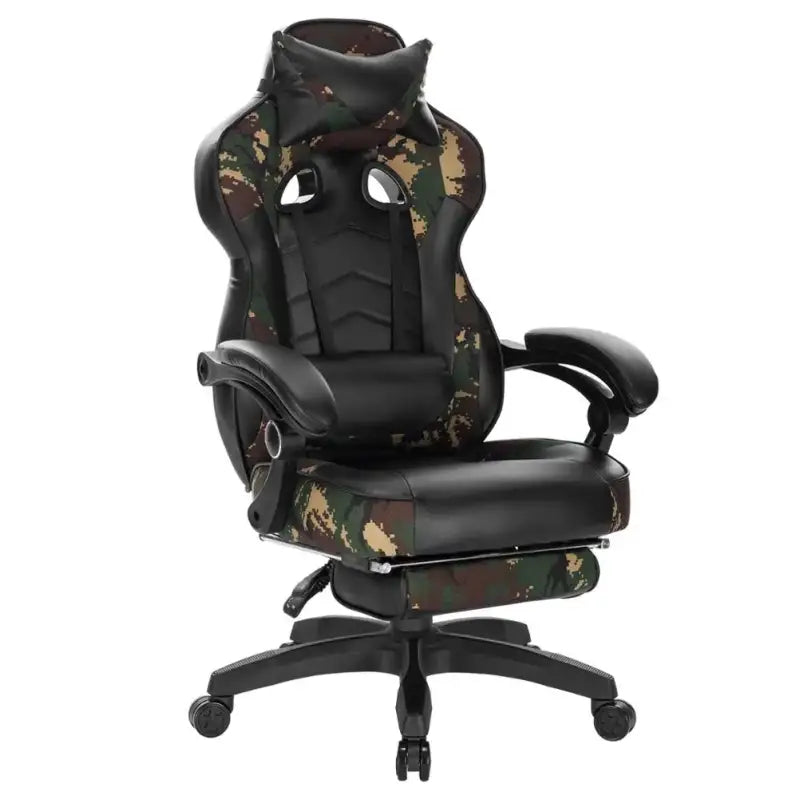 BukkitBow Racing Gaming Stoel - Ergonomisch Comfort - Verstelbaar met Voetensteun