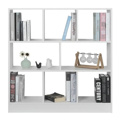 BukkitBow - Ruime Open Boekenkast - 8 Compartimenten - Veilig Ontwerp - Veelzijdig Gebruik - 97.5x30x100cm