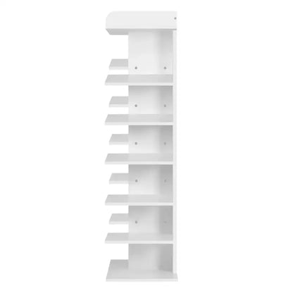 BukkitBow - Schoenenrek met 12 Vakken - Robuust en Stabiel - Met Accessoires Plankje - 49.5x30x113.5CM