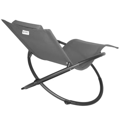 BukkitBow - Schommel Ligstoel - Textilene Stof en Metaal - Max 160 kg Belasting - Modern Design