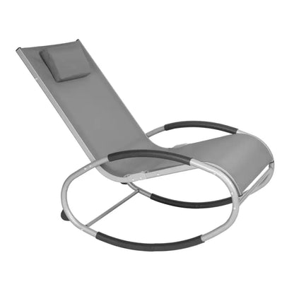 BukkitBow - Schommelende Ligstoel - Textilene en Aluminium - Weerbestendig en Stabiel - Max 160 kg Belasting