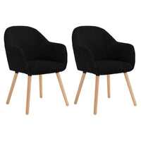 BukkitBow - Set Eetkamerstoelen - Comfortabele Corduroy Stoelen - Robuust & Stabiel - Aanpasbaar Ontwerp - Zithoogte: 49cm