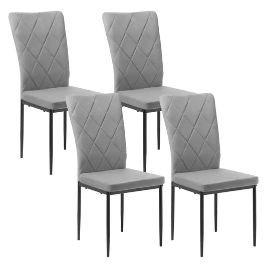 BukkitBow Set Eetkamerstoelen - Comfortabel & Duurzaam - Metaal Frame