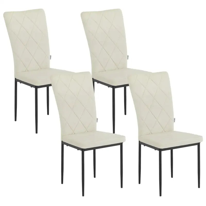 BukkitBow Set Eetkamerstoelen - Comfortabel & Duurzaam - Metaal Frame
