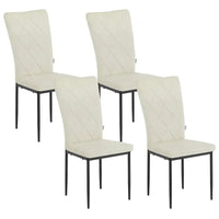 BukkitBow Set Eetkamerstoelen - Comfortabel & Duurzaam - Metaal Frame
