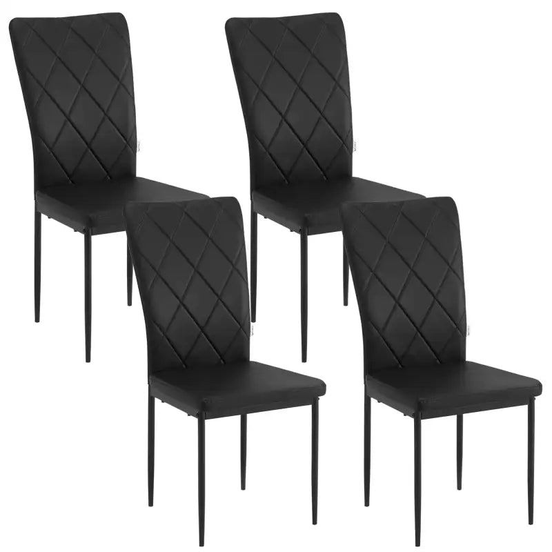 BukkitBow Set Eetkamerstoelen - Comfortabel & Duurzaam - Metaal Frame