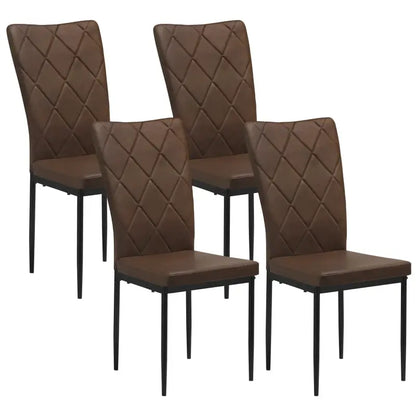 BukkitBow Set Eetkamerstoelen - Comfortabel & Duurzaam - Metaal Frame