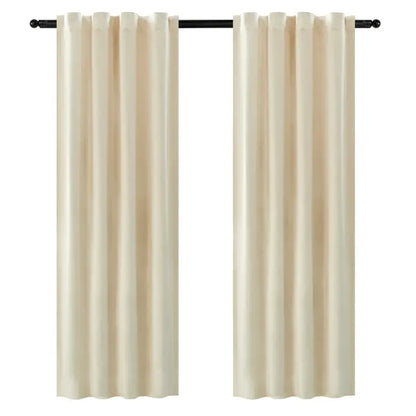 BukkitBow - Set Gordijnen Fluweel - 300g/m² - 140 cm Breed - Verschillende Hoogtes