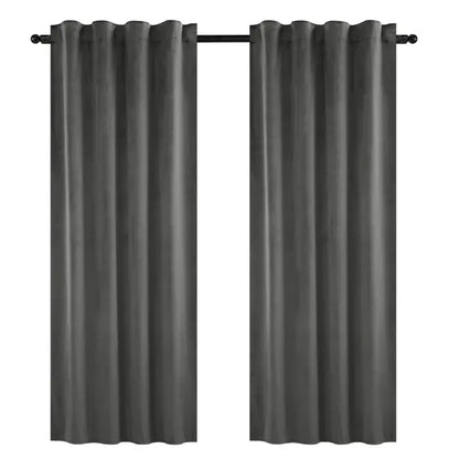 BukkitBow - Set Gordijnen Fluweel - 300g/m² - 140 cm Breed - Verschillende Hoogtes