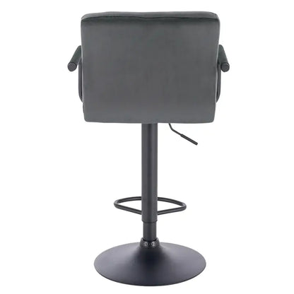 BukkitBow - Set Industriële barkrukken - Metalen Basis met Voetensteun - Ergonomisch met Armleuningen - Zithoogte: 62-84CM