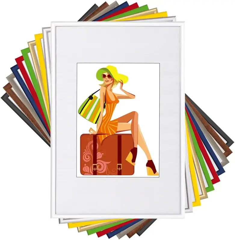 BukkitBow - Set van 10 Fotolijsten - Duurzaam & Waterdicht - Diverse Maten