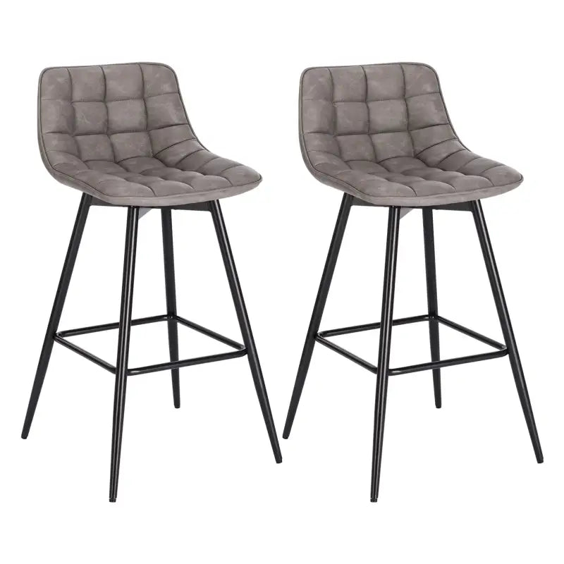 BukkitBow Set van 2 Barkrukken - Comfortabel & Industrieel - 88 cm Hoogte