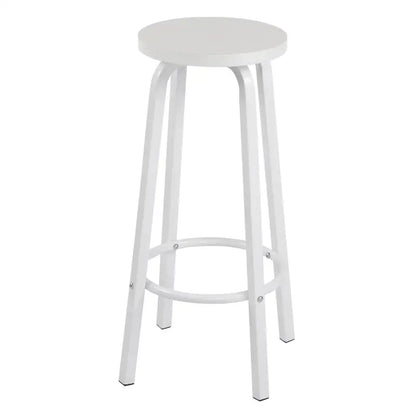 BukkitBow - Set van 2 Barkrukken - Sterk Metalen Frame - Ergonomisch met Voetensteun - Multifunctioneel Design - Zithoogte: 72CM