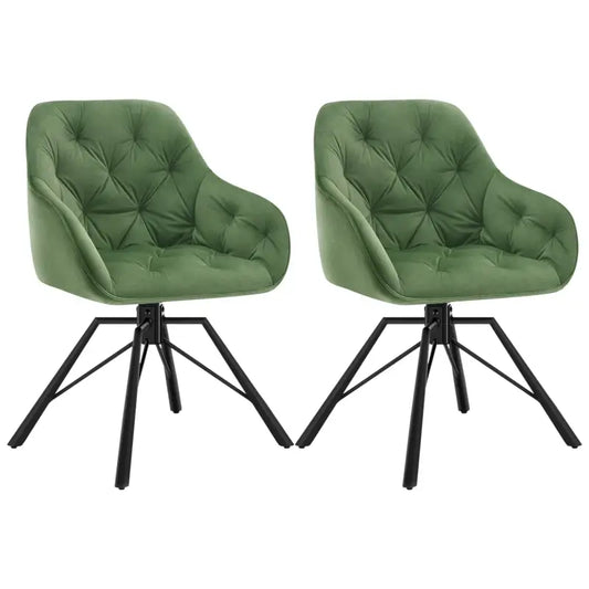 Zachte, crèmekleurige tuin- of kantoorstoelen met gestoffeerde, tufted bekleding en zwarte metalen poten. Ideaal voor moderne interieurs of buitenruimtes waar comfort en stijl vereist zijn.
