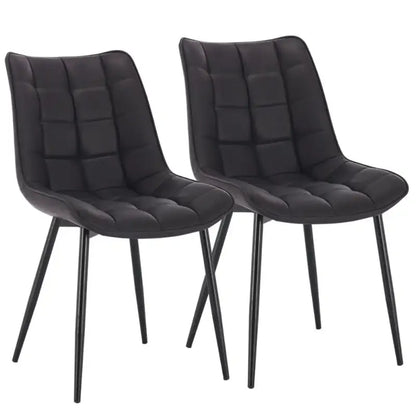 BukkitBow - Set van 2 Comfortabele Eetkamerstoelen - Ergonomisch Ontwerp